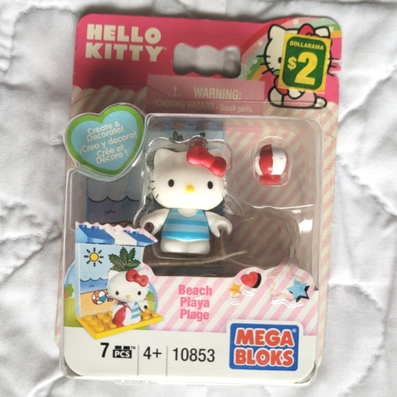 3/$15 🌸 Hello Kitty Mega Bloks: Beach - Picture 1 of 5